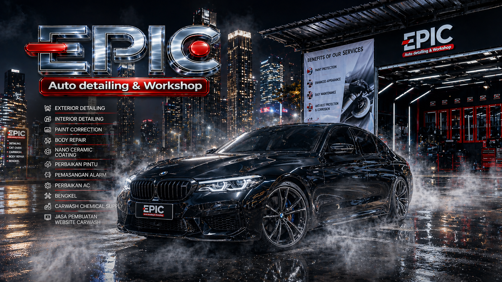 Premium Carwash Service - Cuci Mobil Berkualitas di Bandung